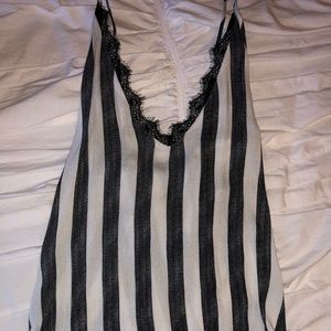 🚫SOLD🚫 Audrey 3+1 black and white tank top NWOT